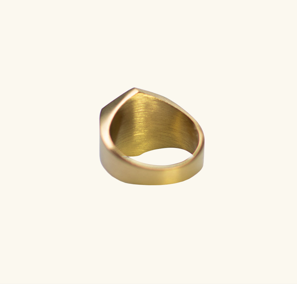 Saturn´s Hexagon Ring - Gold